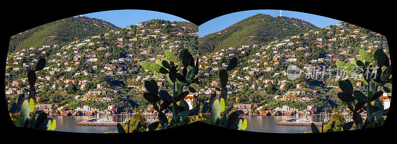 Théoule-sur-Mer Harbor Stereoscopic VR